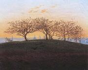 Caspar David Friedrich Hills and Ploughed Fields near Dresden (mk10) oil painting reproduction